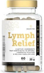 Golden Tree Lymph Relief – Water Retention Tablets with Dandelion Root, Echinacea & Kelp – Lymphatic Drainage & Fluid Balance Support – 60 Capsules - Image 2