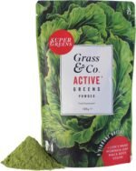 Grass & Co. Active Super Greens | Vegan Daily Greens Powder | 120g | Supports Energy, Digestion & Immunity | with Lion’s Mane, Moringa & Vitamins C, K2 & D3 | Apple & Ginger Flavour | 30 Day Supply - Image 2