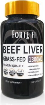Grass-Fed Beef Liver Supplements – Packed with Vitamin A & B12, Iron, Beef Protein for Fatty Liver Detox Cleanse and Electrolytes for Carnivore Diet – Pure Freeze-Dried Desiccated Liver Tablets - Image 2