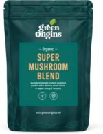 Green Origins Organic Super Mushroom Blend Powder 100g - Image 2