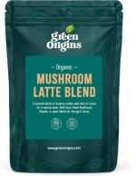 Green Origins Organic Super Mushroom Mocha Latte Blend with Lion's Mane, Coffee & Cacao for Energy & Focus, Vegan, Dairy Free, Natural & No Added Sugar, 100g - Image 2