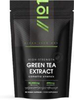 Green Tea Extract 15,000mg - 95% Polyphenols (490mg per Capsule) - 90 Vegan Capsules (3 Months Supply) - Resealable and Recyclable Pouch - by Alpha01 - Image 2