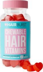 HAIR BURST Biotin Gummies for Hair Growth — Hair, Skin & Nails Vitamin Supplement, Reduces Breakage, Promotes Healthier Thicker- Daily Chewable Vitamins (Pack of 1 (60 Capsules)) - Image 2