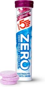HIGH5 ZERO Electrolyte Tablet - Hydration Tablets Enhanced with Vitamin C - 0 Calories & Sugar Free - Boost Hydration, Performance & Wellness - Blackcurrant, 20 Tablets (20x, Pack of 1) - Image 2