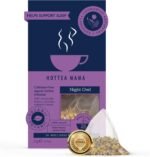 HOTTEA MAMA | Night Owl | Organic | Sleep Support Tea | Caffeine-Free | Postpartum & Breastfeeding Support | 14 Whole Leaf Biodegradable Bags (28 Cups Of Tea) - Image 2