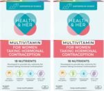 Health & Her Multivitamin Supplement for Women Taking The Pill - Nutrition Support for Women & Teen Girls on Hormonal Contraception - 2 Month Supply, 120 Tablets - Vegetarian & Gluten Free - Image 2
