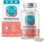 Health & Her Premenstrual Supplements for Women - with Ashwagandha, Flaxseed and Ginger Root - 1 Month Supply, 60 Capsules - Vegan & Gluten Free - Image 2