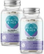 Health & Her Sleep+ Supplements for Women - Women's Multivitamin with Lavender, Chamomile & Magnesium - Vegan, Gluten-Free - 2 Month Supply, 60 Capsules - Image 2