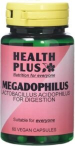 Health Plus Megadophilus 1 Billion + Probiotic Digestive Health Supplement - 60 Capsules - Image 2