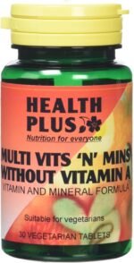 Health Plus Multi Vits 'n' Mins Without Vitamin A One-a-day Multivitamin Supplement - 30 Tablets - Image 2