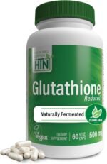 Health Thru Nutrition Glutathione Reduced 500mg | for Radiant Skin, Liver Support & Natural Detox | Vegan, Fermented, Non-GMO, Soy Free & Gluten Free Antioxidant Supplement - 60 Caps - Image 2