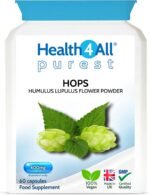 Health4All Hops 400mg, 60 Capsules 2 Months Supply, Purest Anxiety, Stress and Sleep Supplement, Humulus lupulus Herbal Vegan Capsules, Hops Flower (strobiles, Cones) | Made in UK - Image 2