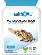 Health4All Marshmallow Root 500mg per Capsule, 90 Capsules, Digestive & Resporatory Health Supplement Soothing Relief, Purest Vegan Natural Marshmallow Root Supplement | Made in UK - Image 2