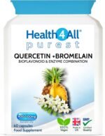 Health4All Quercetin 400mg + Bromelain 100mg per Capsule, Natural Antihistamine, Balances Immune Response, Pure Vegan 60 Capsules (not Tablets) | Made in UK - Image 2