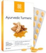 Healthspan Ayurvedic Turmeric | 60 Tablets | 95% high curcuminoid Content | Added Vitamin C | Supports Joint and Immune Health | Vegan Friendly - Image 2