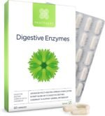 Healthspan Digestive Enzymes | 60 Capsules | Amylase | Lactase | Lipase | Protease | Added Chromium | Aids Digestion | Vegan - Image 2