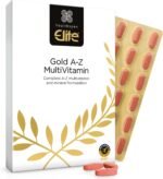 Healthspan Elite Gold A-Z Multivitamin (4 Months’ Supply) | 27 Essential nutrients with Vitamin B Complex with Iron, Selenium & Zinc | All Blacks Official Partner | Informed Sport Accredited | Vegan - Image 2