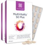 Healthspan Multivitamin 50 Plus | Advance Multivitamin for over-50's | Immune Health Support | 13 Vitamins & 12 Minerals | Ginkgo Biloba & Citrus Bioflavonoids | Vegetarian (180 Tablets) - Image 2
