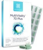 Healthspan Multivitamin 70 Plus | (120 Tablets) | Vitamin C & Vitamin D3 | Brain, Heart, Bone & Immunity Health | Ginseng, Bioflavonoids & Acetyl L-carnitine | Vegan - Image 2