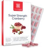 Healthspan Super Strength Cranberry (60 Capsules) | for Immune Health and Wellbeing | Equivalent to 25000 mg Whole Fresh Cranberries | Highly Concentrated Formulation | Added Vitamin C | Vegan - Image 2