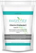 Heavy Metal Detox Supports and Aids Digestive Health Cilantro Coriander 500mg Vegan Capsule Antioxidant Healthy Skin Immune Health Manufactured in The UK by Nutrivity 60 Caps - Image 2