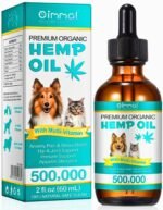 Hemp Oil for Dogs Cats & Pets 50000mg 60ml – Natural Calming Support for Anxiety Stress Joint & Mobility Health – Skin Coat & Immune Support Supplement - Image 2