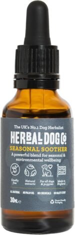 Herbal Dog Co HerbaCare Seasonal Soother Tonic Drops, 30ml - Immune Support for Dogs & Puppies - Dog Supplement - All-Natural, Made in UK - Image 2