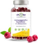 High Strength Ashwagandha Gummies 1200mg - 150 Vegan Gummies for Stress Relief, Sleep & Energy Support | Natural Raspberry Flavour Ashwagandha Supplement with 5% Withanolides | UK Made by vh1be - Image 2