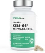 High Strength Organic Ashwagandha KSM-66®, 600mg per Capsule, 2 Month Supply - 60 Capsules, 5% Withanolides, Bioperine® for Increased Absorption, Zero Fillers, Lab Tested - Love Life Supplements - Image 2