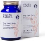 Higher Nature - True Food Clarity for Women - Nootropic - Support for Mental Clarity, Energy, Wellbeing & Cognitive Function - Lion's Mane & Vitamin B12 - Vegan - One Month Supply - 60 Capsules - Image 2