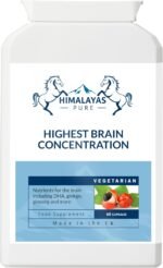 Highest Brain Concentration Natural Nootropic and Turbo Brain Food Supplement 60 Capsules - Image 2