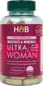 Holland & Barrett Ultra Woman - Multivitamin for Women Formulated with 21 Vitamins & Minerals - 90 Tablets - Image 2