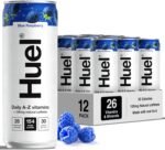 Huel Daily A-Z Vitamins Energy Drink, 12 x 330ml Cans, Blue Raspberry Sparkling Multivitamin Energy Drink, Fizzy Drinks Made with Real Fruit, Rich in Electrolytes, Low Calorie, Caffeine Boost - Image 2