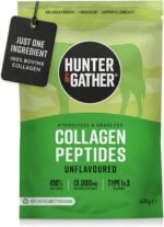Hunter & Gather Grass Fed Bovine Collagen Powder 400g | Pure Unflavoured Premium Hydrolysed Bovine Collagen Peptides Powder for Hair Skin Nails Muscles | Collagen Supplements for Women and Men - Image 2