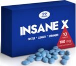 INSANE X - 10 Extra Strong Pills for Men UK - Natural Fast-Acting Ginseng Tablets for Men - for Enhanced Performance & Stamina - Food & Herbal Supplement - Image 2