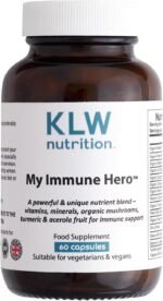 Immune System Support -14-in-1 Immune 'Booster' - Vitamin C, B, Zinc, Selenium + Organic Mushrooms, Turmeric, Black Pepper & Acerola - Formulated by an Award-Winning Nutritionist - 60 Capsules - Image 2