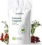 InmuneTea Organic 100g (50 Cups) | Herbal Loose Leaf Tea with Rosehip, Hibiscus, Lemongrass, Sage, Nettle, Thyme and Lime Flower REPLANTEA - Image 2