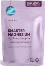 Inspiriko 6-in-1 Magnesium Supplements for Women (45 Day Supply) 1600mg Triple Magnesium Complex with Citrate, Malate & Glycinate, Zinc, B6 & D3, 90 Capsules - Image 2