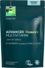 Inspiriko Women’s Multivitamins with 100mg CoQ10 & Lutein - (2 Month Supply) Award-Winning Multivitamin Tablets for Women - 27 Vitamins and Minerals, High Strength, Once Daily, Vegan - Image 2