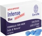 Intense Blue 10 Tablets - 100MG Herbal Supplement for Men - Strong Effect - Men's Health Support - Performance & Enhancement Tablets for Men - Korean Ginseng, Tribulus Terrestris - Image 2