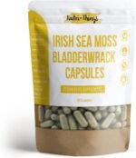 Irish Sea Moss Capsules | Organic Seamoss Herbal Supplements with Bladderwrack | Vegan Alternative to Sea Moss Gummies | High Strength 60 Capsules - Image 2