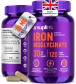Iron Bisglycinate 30 mg – High Dose & Well Tolerated – High Absorption Iron Supplement – 120 Vegan Capsules – EU Lab Tested (1 Pack) - Image 2