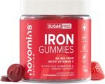 Iron Gummies with Vitamin C - Sugar Free - 1 Month Supply - 20mg with 24mg Vitamin C - Immune System & Energy - Alternative to High Strength Tablets - Iron Supplements for Women & Men - Novomins - Image 2