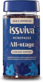 Issviva Sage, Saffron, Vitamin B6, B12, D3, Zinc & More | Menopause Support Gummies for Women | Relief for Hot Flashes, Fatigue, Mood Swings | Vegan Berry Flavour - Image 2