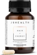 JSHealth Vitamins Hair and Energy Formula, Hair Growth Supplement for Women and Men, Zinc and Iodine Capsules for Healthy Growth, Hair Loss Support, 30 Capsules - Image 2