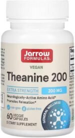 Jarrow Formulas - Theanine | 200 mg L-Theanine for Relaxation and Well-Being - 60 Capsules - Image 2