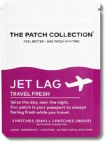 Jet Lag Patch for Day & Night Time Zone Changes | Valerian Root, Passion Flower, Magnesium, Vitamin B1, B2, B3, Turmeric | 100% Natural & Vegan (Pack of 4) - Image 2