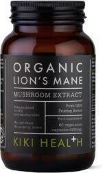 KIKI Health Organic Lion's Mane Mushroom Extract | Improves Cognition, Memory and Mental Focus | Mind Clarity | Brain Health | 50% Beta-Glucan Rich Polysaccharides | 100% Fruiting Bodies | 60 Vegicaps - Image 2