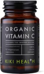 KIKI Health Organic Plant-Based Vitamin C Supplement - Vegan-Friendly Formula with Essential Nutrients for Immune Support - Vitamin C Capsules Promotes Skin Health & Collagen Production - 50 Vegicaps - Image 2