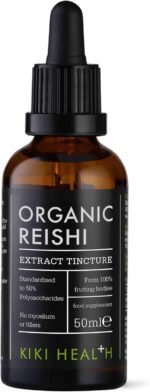 KIKI Health - Organic Reishi Tincture - Supports Immune Function, Cardiovascular Health & Overall Vitality - Full-Spectrum Mushroom Extract - No Mycelium, Grains or Starch - 50ml - Image 2